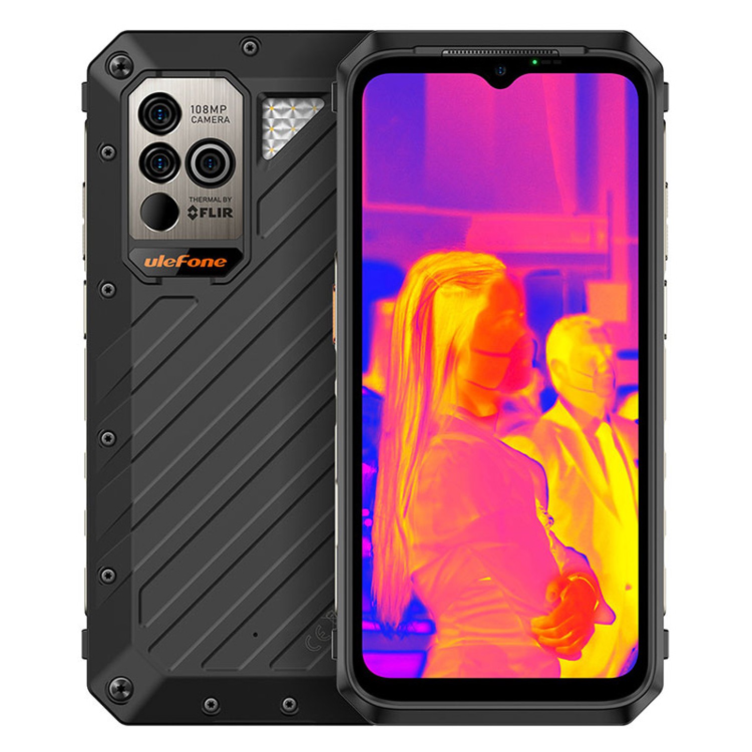 ULEFONE smartphone Power Armor 18T, 5G, 6.58" 12/256GB, 9600mAh, μαύρο
