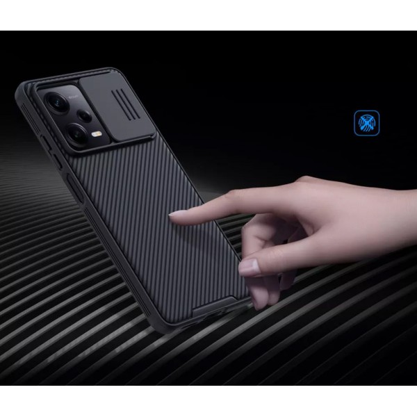 NILLKIN θήκη CamShield για Xiaomi Redmi Note 12 5G, μαύρη NILLKIN θήκη CamShield για Xiaomi Redmi Note 12 5G, μαύρη