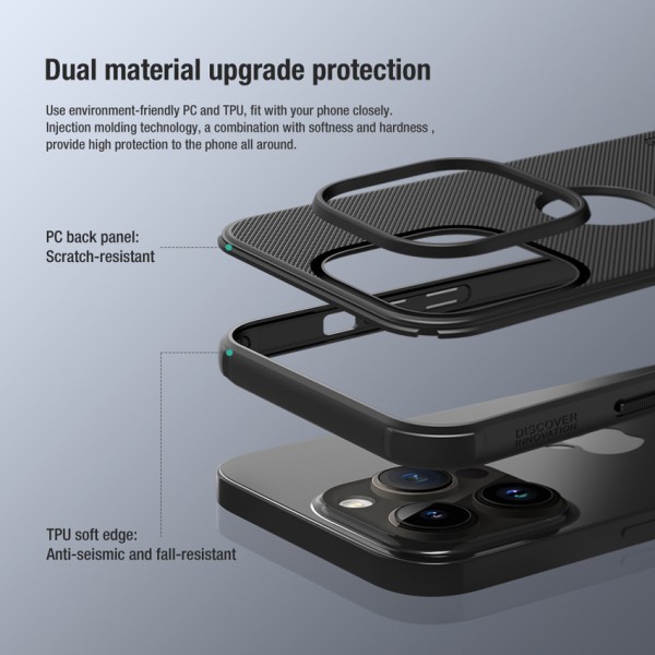 NILLKIN θήκη Super Frosted Shield Pro για iPhone 14 Pro, μπλε NILLKIN θήκη Super Frosted Shield Pro για iPhone 14 Pro, μπλε
