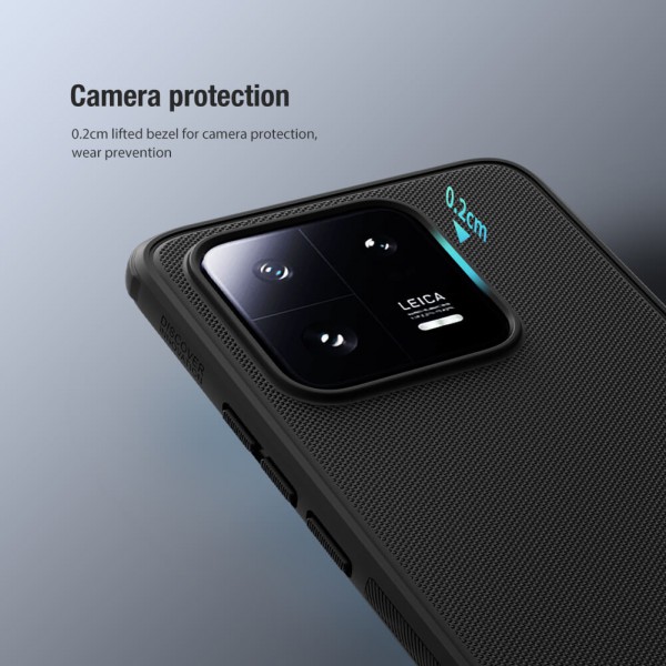 NILLKIN θήκη Super Frosted Shield Pro για Xiaomi 13, μαύρο NILLKIN θήκη Super Frosted Shield Pro για Xiaomi 13, μαύρο