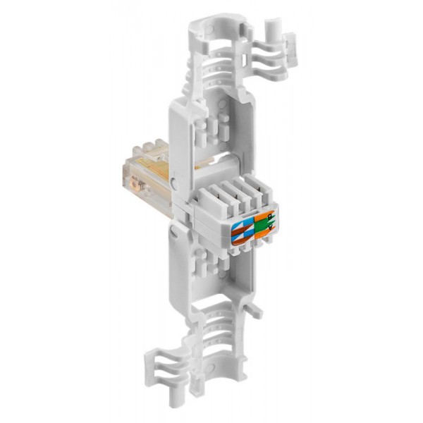GOOBAY βύσμα RJ45 CAT 5e UTP 68859, tool-free, λευκό GOOBAY βύσμα RJ45 CAT 5e UTP 68859, tool-free, λευκό