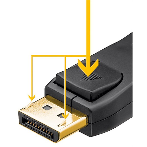 GOOBAY καλώδιο DisplayPort 61714, 4K/60Hz, 21.6 Gbit/s, 5m, μαύρο
