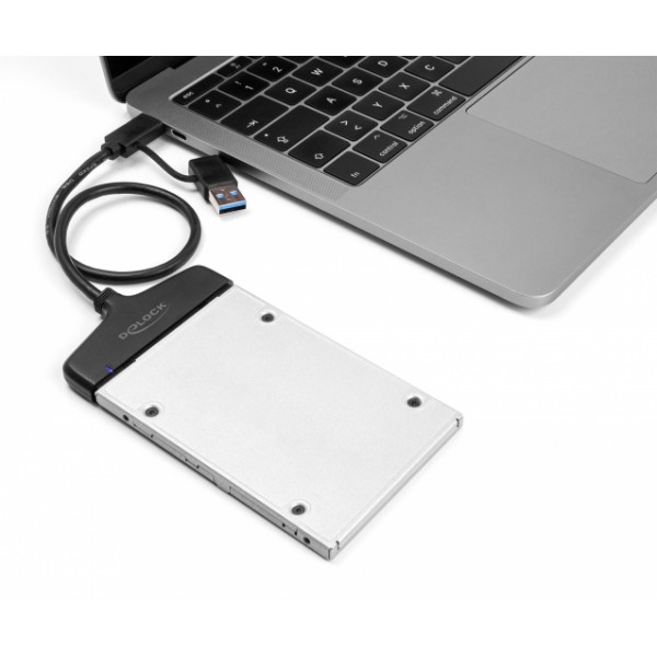 DELOCK αντάπτορας USB/USB-C σε SATA 61042 για 2.5" HDD/SSD, 6Gbps DELOCK αντάπτορας USB/USB-C σε SATA 61042 για 2.5" HDD/SSD, 6Gbps