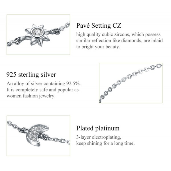 BAMOER βραχιόλι SCB081 με κυβική ζιρκόνια, ασήμι 925, ασημί BAMOER βραχιόλι SCB081 με κυβική ζιρκόνια, ασήμι 925, ασημί