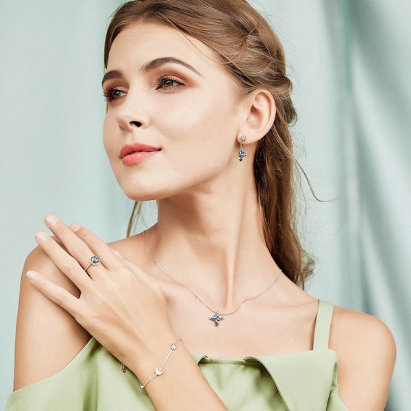 BAMOER βραχιόλι SCB081 με κυβική ζιρκόνια, ασήμι 925, ασημί BAMOER βραχιόλι SCB081 με κυβική ζιρκόνια, ασήμι 925, ασημί