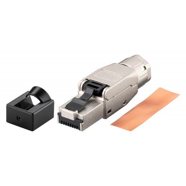 GOOBAY βύσμα RJ45 CAT 8.1 STP 61130, tool-free, ασημί GOOBAY βύσμα RJ45 CAT 8.1 STP 61130, tool-free, ασημί