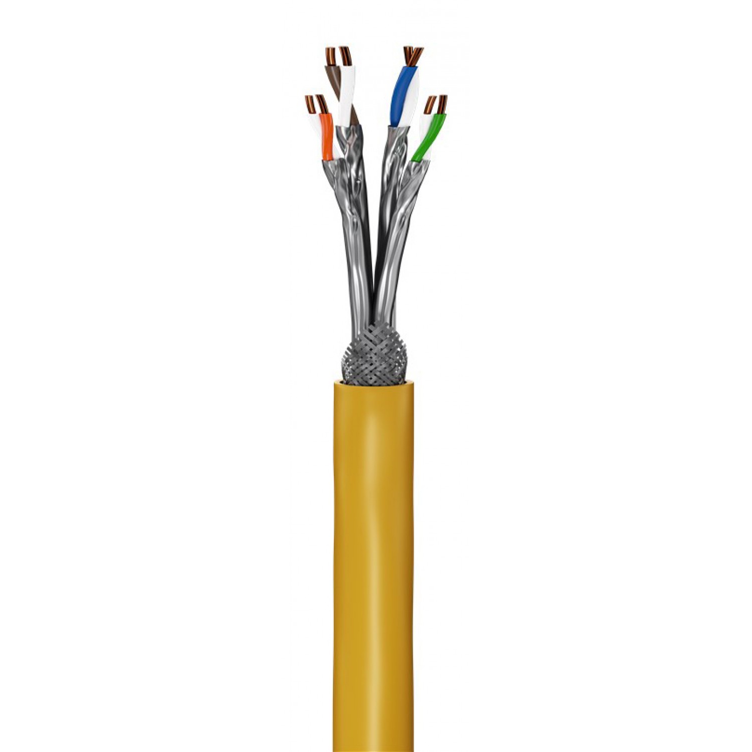 GOOBAY καλώδιο S/FTP CAT 8.1 61126, copper, AWG 22, GHMT, 25m, κίτρινο GOOBAY καλώδιο S/FTP CAT 8.1 61126, copper, AWG 22, GHMT, 25m, κίτρινο