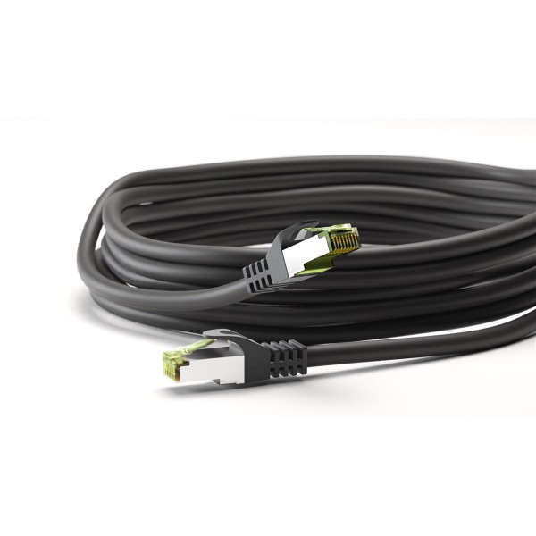 GOOBAY καλώδιο S/FTP CAT 8.1 61094, copper, AWG 26, GHMT, 2m, μαύρο GOOBAY καλώδιο S/FTP CAT 8.1 61094, copper, AWG 26, GHMT, 2m, μαύρο