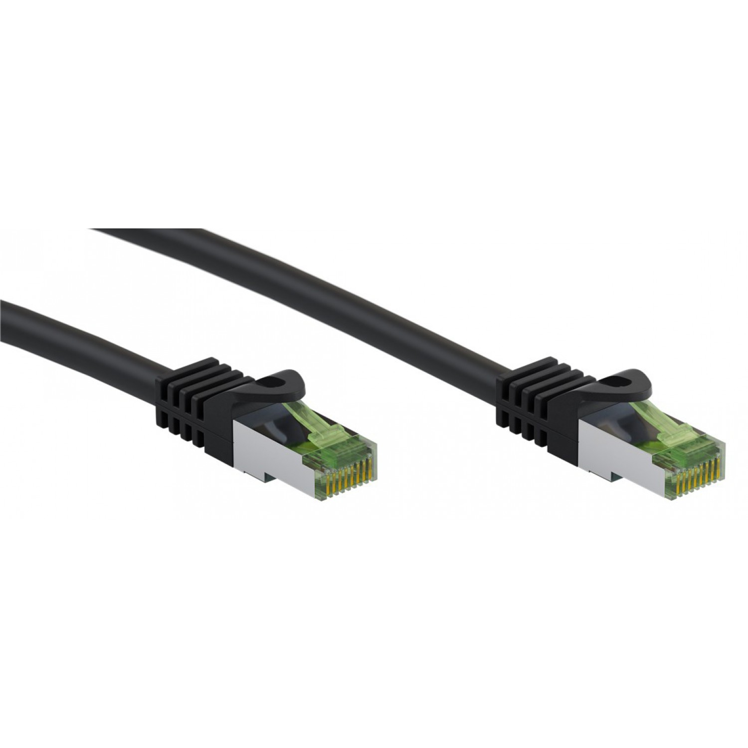 GOOBAY καλώδιο S/FTP CAT 8.1 61094, copper, AWG 26, GHMT, 2m, μαύρο GOOBAY καλώδιο S/FTP CAT 8.1 61094, copper, AWG 26, GHMT, 2m, μαύρο