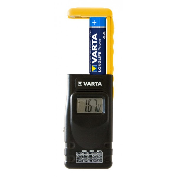 VARTA ψηφιακό tester μπαταρίας 64886 για 9V/AA/C/D/button cells VARTA ψηφιακό tester μπαταρίας 64886 για 9V/AA/C/D/button cells