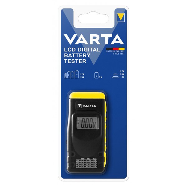 VARTA ψηφιακό tester μπαταρίας 64886 για 9V/AA/C/D/button cells VARTA ψηφιακό tester μπαταρίας 64886 για 9V/AA/C/D/button cells