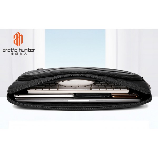 ARCTIC HUNTER τσάντα χειρός GW00015 για laptop 15.6", μαύρη ARCTIC HUNTER τσάντα χειρός GW00015 για laptop 15.6", μαύρη