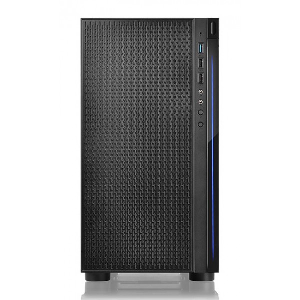 THERMALTAKE PC case micro tower Versa H18, 398x205x439mm, 1x fan, μαύρο THERMALTAKE PC case micro tower Versa H18, 398x205x439mm, 1x fan, μαύρο