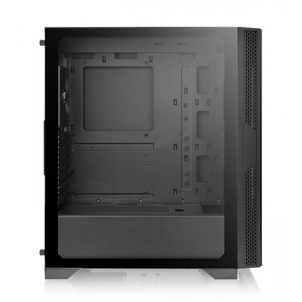 THERMALTAKE PC case mid tower Versa T25 TG, 416x210x480mm, 1x fan, μαύρο THERMALTAKE PC case mid tower Versa T25 TG, 416x210x480mm, 1x fan, μαύρο