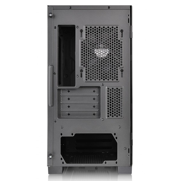 THERMALTAKE PC case micro tower S100 TG, 411x220x441mm, 1x fan, μαύρο
