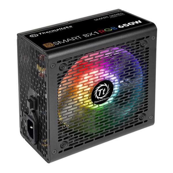 THERMALTAKE τροφοδοτικό PC Smart BX1 RGB 650W, 80 Plus Bronze Active PFC THERMALTAKE τροφοδοτικό PC Smart BX1 RGB 650W, 80 Plus Bronze Active PFC