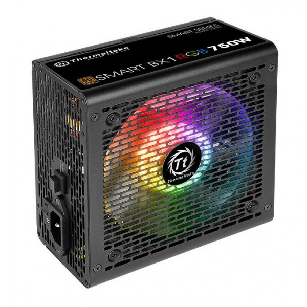 THERMALTAKE τροφοδοτικό PC Smart BX1 RGB 750W, 80 Plus Bronze Active PFC THERMALTAKE τροφοδοτικό PC Smart BX1 RGB 750W, 80 Plus Bronze Active PFC
