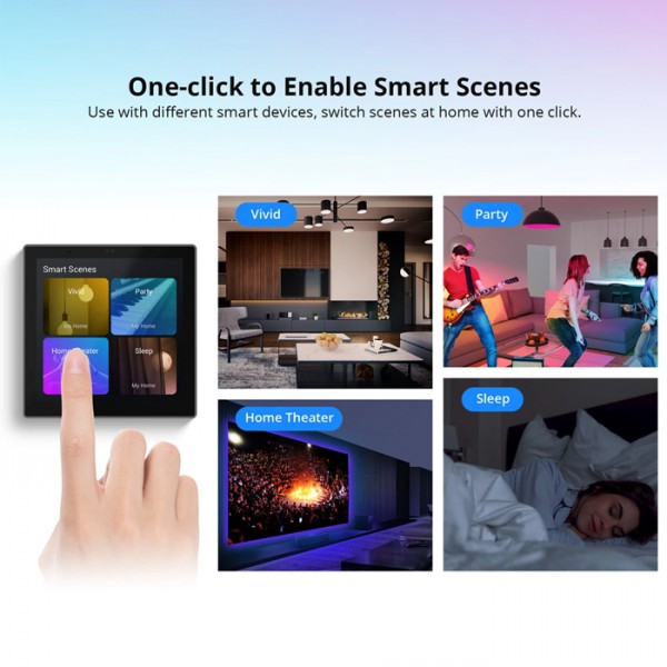 SONOFF smart panel ελέγχου NSPanel Pro, οθόνη αφής, Wi-Fi, Zigbee, μαύρο SONOFF smart panel ελέγχου NSPanel Pro, οθόνη αφής, Wi-Fi, Zigbee, μαύρο