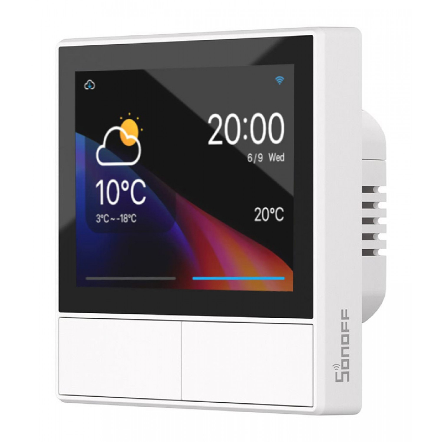 SONOFF smart panel ελέγχου NSPanel με οθόνη αφής, 2-gang, Wi-Fi, λευκό SONOFF smart panel ελέγχου NSPanel με οθόνη αφής, 2-gang, Wi-Fi, λευκό
