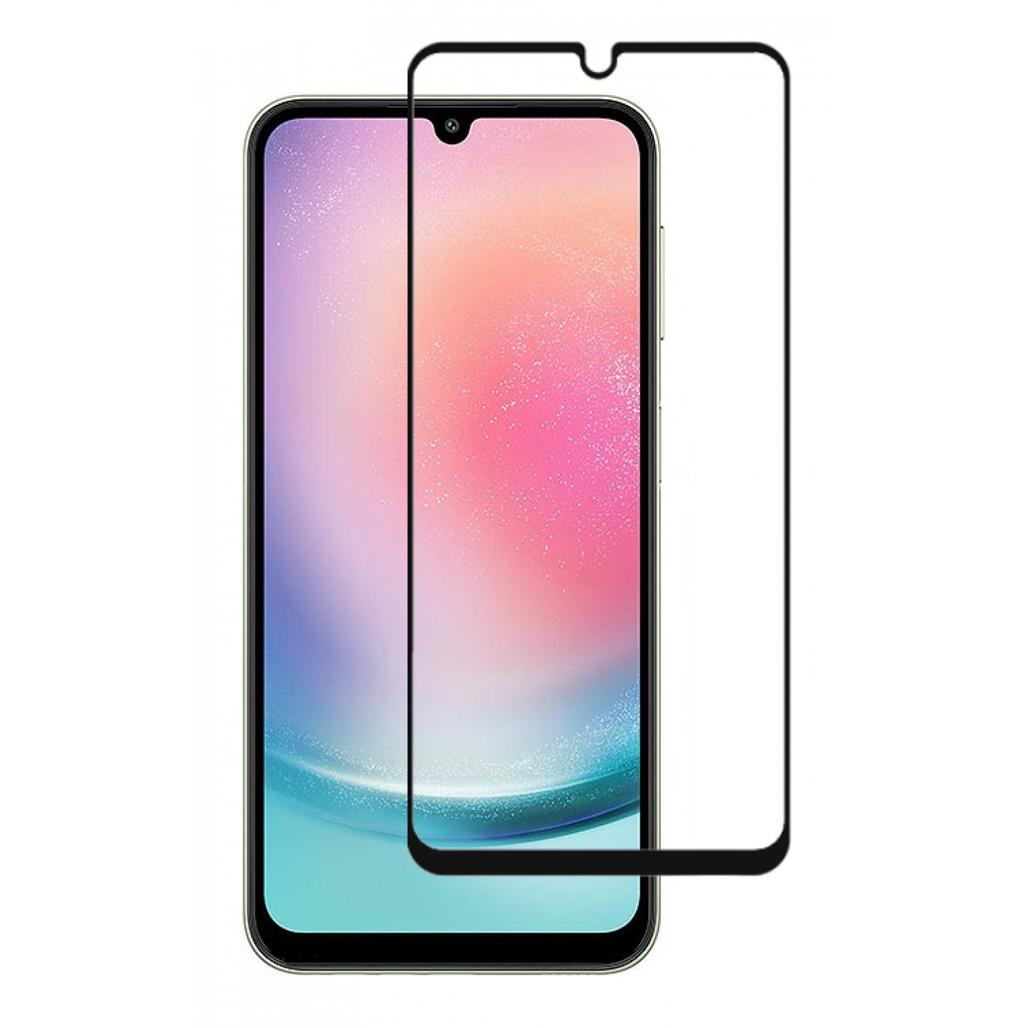 POWERTECH tempered glass 3D TGC-0636, Samsung A24, full glue, μαύρο POWERTECH tempered glass 3D TGC-0636, Samsung A24, full glue, μαύρο