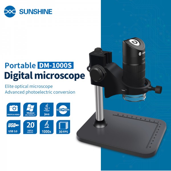 SUNSHINE ψηφιακό μικροσκόπιο DM-1000S, 50x-1000x, USB, LED SUNSHINE ψηφιακό μικροσκόπιο DM-1000S, 50x-1000x, USB, LED