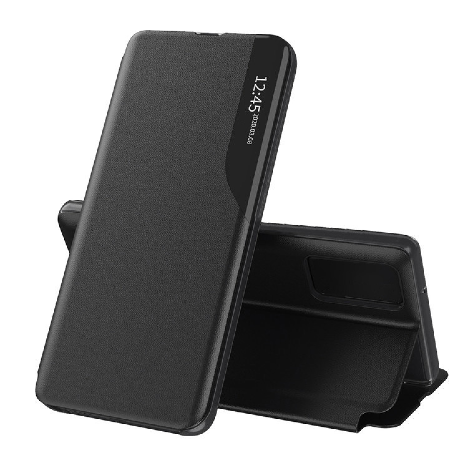 POWERTECH θήκη Smart view MOB-1827 για Samsung A54 5G, μαύρη POWERTECH θήκη Smart view MOB-1827 για Samsung A54 5G, μαύρη