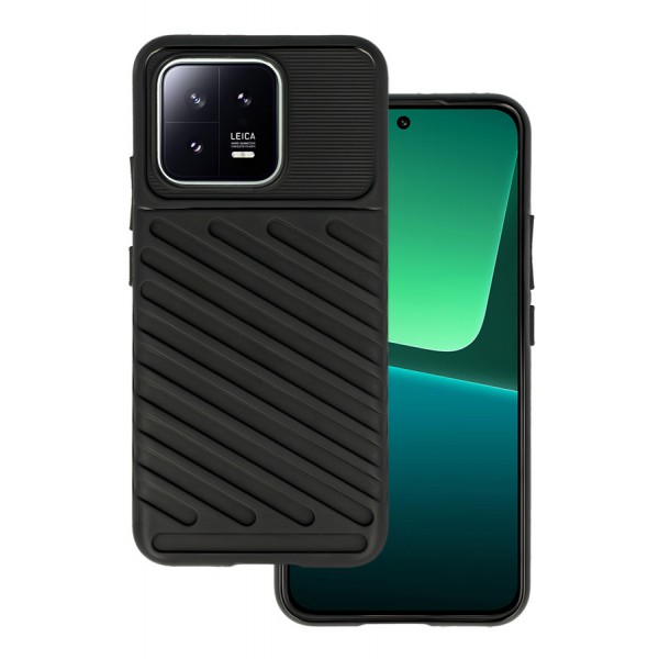 POWERTECH Θήκη Thunder MOB-1835 για Xiaomi 13, μαύρη POWERTECH Θήκη Thunder MOB-1835 για Xiaomi 13, μαύρη
