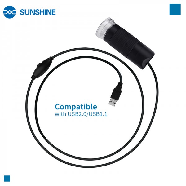 SUNSHINE ψηφιακό μικροσκόπιο DM-1000S, 50x-1000x, USB, LED SUNSHINE ψηφιακό μικροσκόπιο DM-1000S, 50x-1000x, USB, LED
