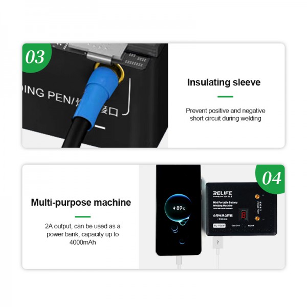 RELIFE ηλεκτροπόντα μπαταριών RL-936W, 8 επίπεδα, 4000mAh RELIFE ηλεκτροπόντα μπαταριών RL-936W, 8 επίπεδα, 4000mAh