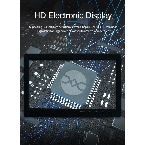 SUNSHINE ψηφιακό μικροσκόπιο MS10E-03 με 10.1" οθόνη, 8x, LED, 38MP SUNSHINE ψηφιακό μικροσκόπιο MS10E-03 με 10.1" οθόνη, 8x, LED, 38MP