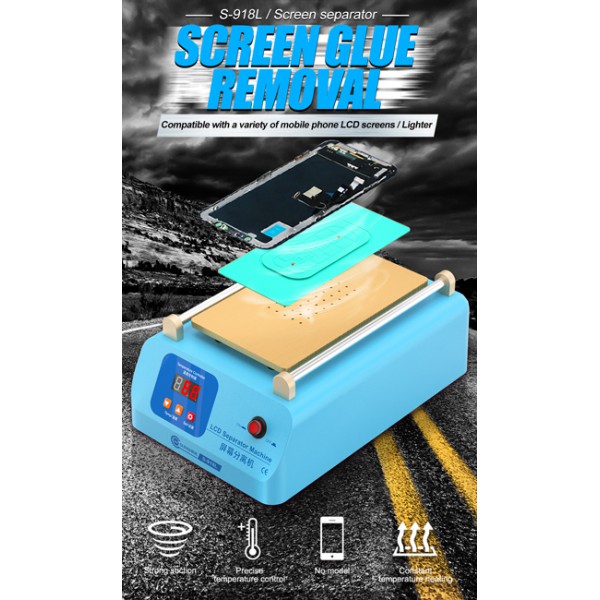 SUNSHINE διαχωριστής LCD οθόνης S-918L για επισκευές κινητών, 400W SUNSHINE διαχωριστής LCD οθόνης S-918L για επισκευές κινητών, 400W