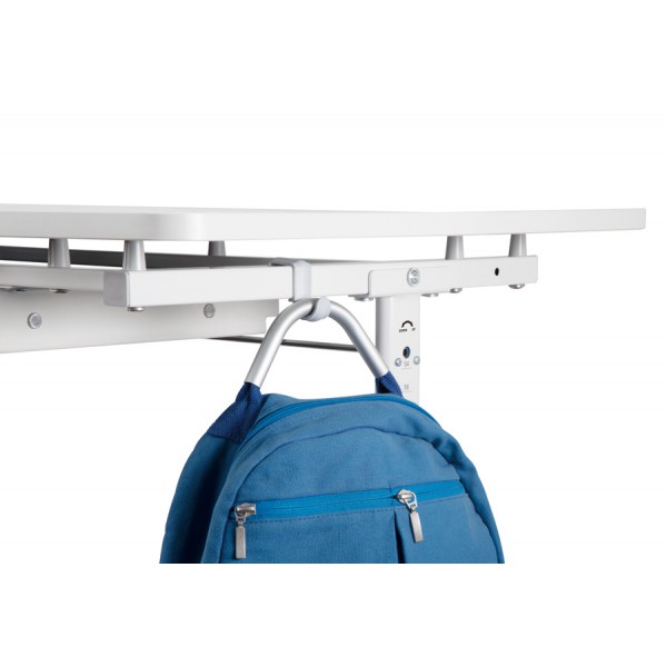 BRATECK παιδικό γραφείο E603, ρυθμιζόμενο, 100x60x54~76cm, λευκό BRATECK παιδικό γραφείο E603, ρυθμιζόμενο, 100x60x54~76cm, λευκό