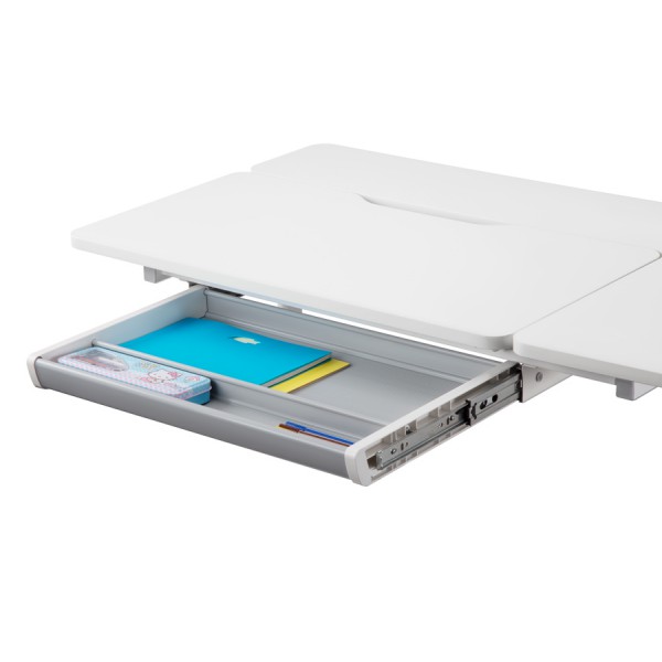 BRATECK παιδικό γραφείο E603, ρυθμιζόμενο, 100x60x54~76cm, λευκό BRATECK παιδικό γραφείο E603, ρυθμιζόμενο, 100x60x54~76cm, λευκό