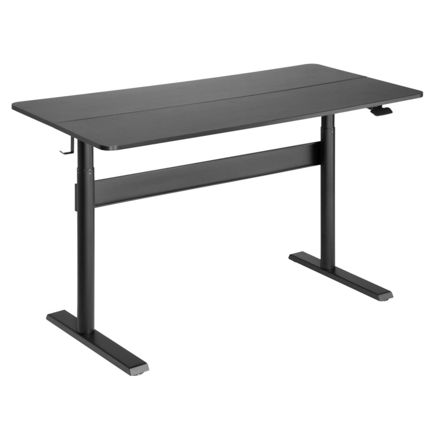 BRATECK γραφείο G04-22D-BL, ρυθμιζόμενο ύψος, 140x68cm, μαύρο BRATECK γραφείο G04-22D-BL, ρυθμιζόμενο ύψος, 140x68cm, μαύρο