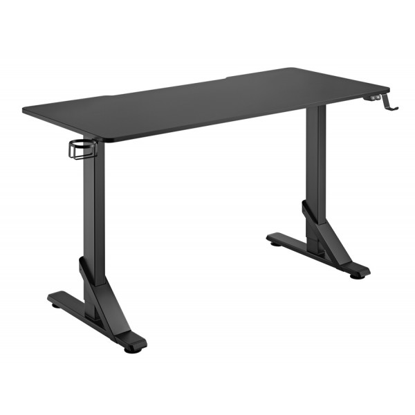 BRATECK gaming γραφείο GMD11-3, ρυθμιζόμενο ύψος, 136x60cm, RGB, μαύρο BRATECK gaming γραφείο GMD11-3, ρυθμιζόμενο ύψος, 136x60cm, RGB, μαύρο