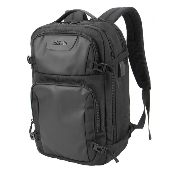 ARCTIC HUNTER τσάντα πλάτης B00191 με θήκη laptop 15.6", μαύρη ARCTIC HUNTER τσάντα πλάτης B00191 με θήκη laptop 15.6", μαύρη