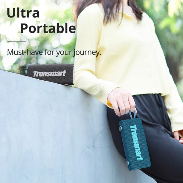 TRONSMART φορητό ηχείο Trip, 10W, Bluetooth, TWS, 2000mAh, IPX7, μαύρο TRONSMART φορητό ηχείο Trip, 10W, Bluetooth, TWS, 2000mAh, IPX7, μαύρο