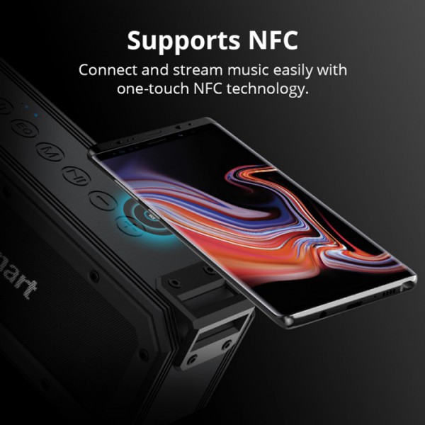 TRONSMART φορητό ηχείο Element Force+ 40W, Bluetooth/NFC, 6600mAh, μαύρο TRONSMART φορητό ηχείο Element Force+ 40W, Bluetooth/NFC, 6600mAh, μαύρο