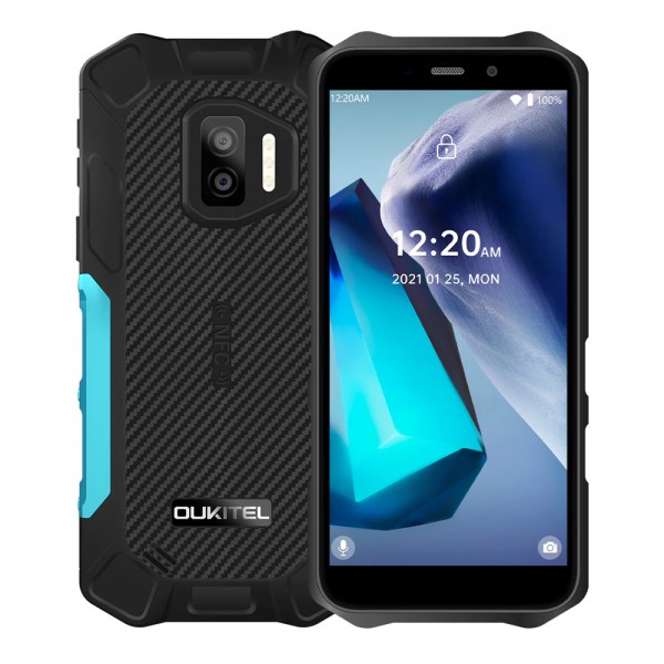OUKITEL smartphone WP12, IP68/IP69K, 5.5", 4/32GB, Quad-core, μαύρο-μπλε