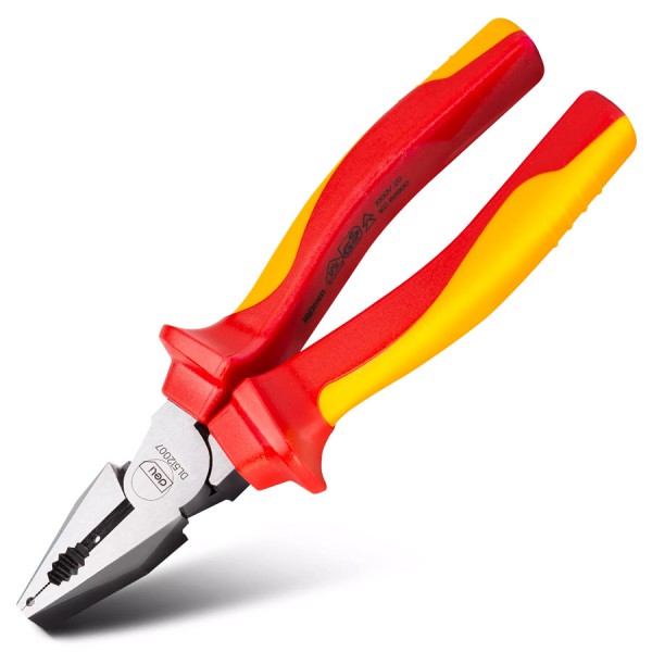 DELI πένσα ίσια ηλεκτρολόγου DL512007, μόνωση VDE 1000V, 18cm DELI πένσα ίσια ηλεκτρολόγου DL512007, μόνωση VDE 1000V, 18cm