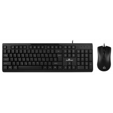 POWERTECH set ποντίκι & πληκτρολόγιο PT-1068, ενσύρματο, 1000DPI, μαύρο