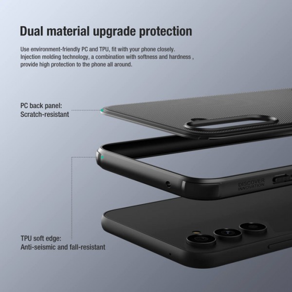 NILLKIN θήκη Super Frosted Shield Pro για Samsung Galaxy A54 5G, κόκκινη NILLKIN θήκη Super Frosted Shield Pro για Samsung Galaxy A54 5G, κόκκινη