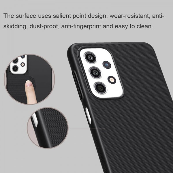 NILLKIN θήκη Super Frosted Shield για Samsung Galaxy A33 5G, μπλε NILLKIN θήκη Super Frosted Shield για Samsung Galaxy A33 5G, μπλε