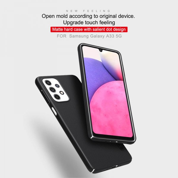 NILLKIN θήκη Super Frosted Shield για Samsung Galaxy A33 5G, μπλε NILLKIN θήκη Super Frosted Shield για Samsung Galaxy A33 5G, μπλε