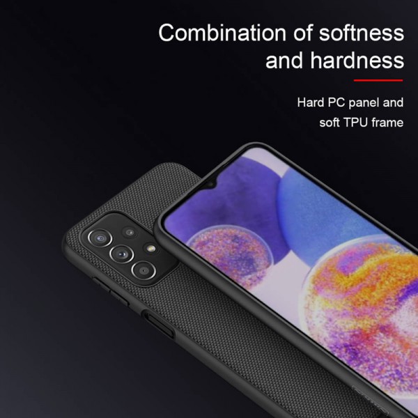 NILLKIN θήκη Textured για Samsung Galaxy A23 4G/5G, μαύρη NILLKIN θήκη Textured για Samsung Galaxy A23 4G/5G, μαύρη