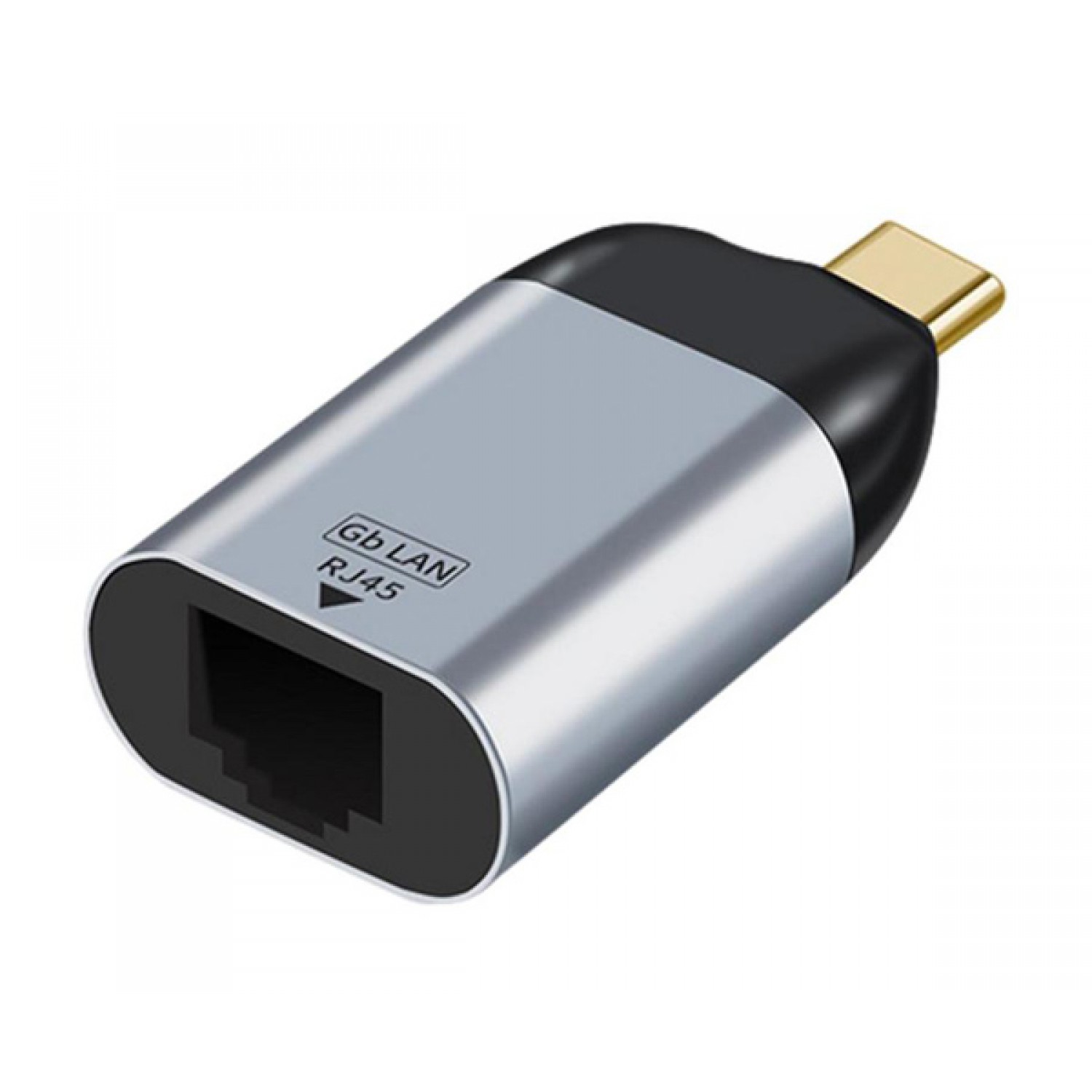 POWERTECH αντάπτορας USB-C σε RJ45 PTH-095, 1000Mbps, γκρι POWERTECH αντάπτορας USB-C σε RJ45 PTH-095, 1000Mbps, γκρι