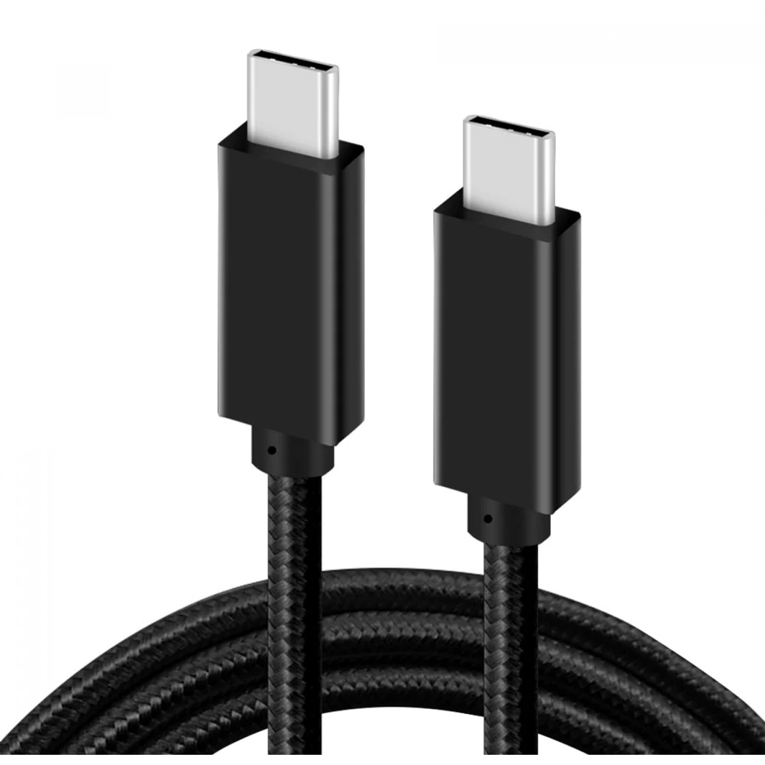 POWERTECH καλώδιο USB-C PTH-090, 60W, 10Gbps, 4K/60Hz, 1.5m, μαύρο