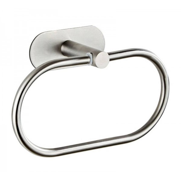 Κρεμάστρα τοίχου HUH-0114 για μπάνιο, μεταλλική, 20.5cm, ασημί Κρεμάστρα τοίχου HUH-0114 για μπάνιο, μεταλλική, 20.5cm, ασημί