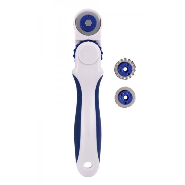 MP περιστροφικός κόφτης PM967 με 3 κεφαλές, Φ28mm, μπλε & πορτοκαλί MP περιστροφικός κόφτης PM967 με 3 κεφαλές, Φ28mm, μπλε & πορτοκαλί