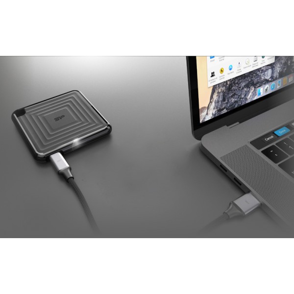 SILICON POWER εξωτερικός SSD PC60, 1TB, USB 3.2, 540-500MB/s, μαύρος SILICON POWER εξωτερικός SSD PC60, 1TB, USB 3.2, 540-500MB/s, μαύρος